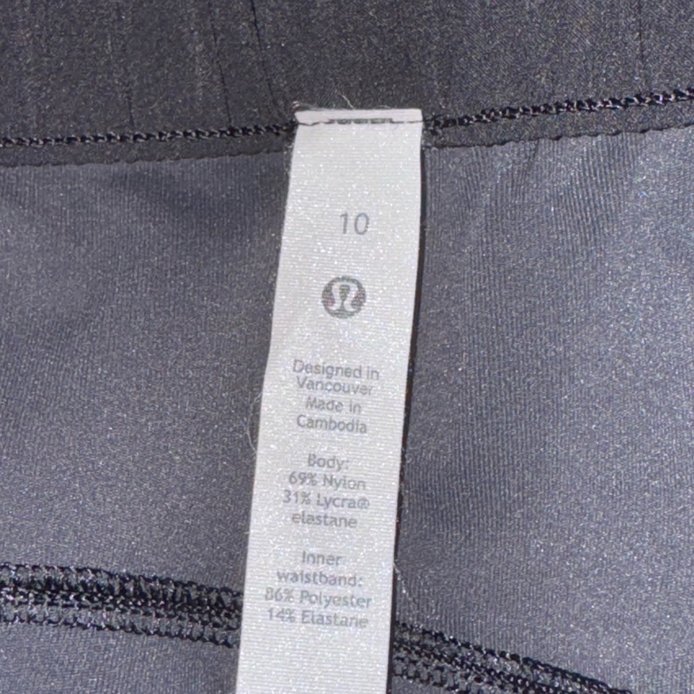 Lululemon On the Fly Pant 7/8 in Incognito Camouflage Multi Grey Size 10 - Picture 14 of 14